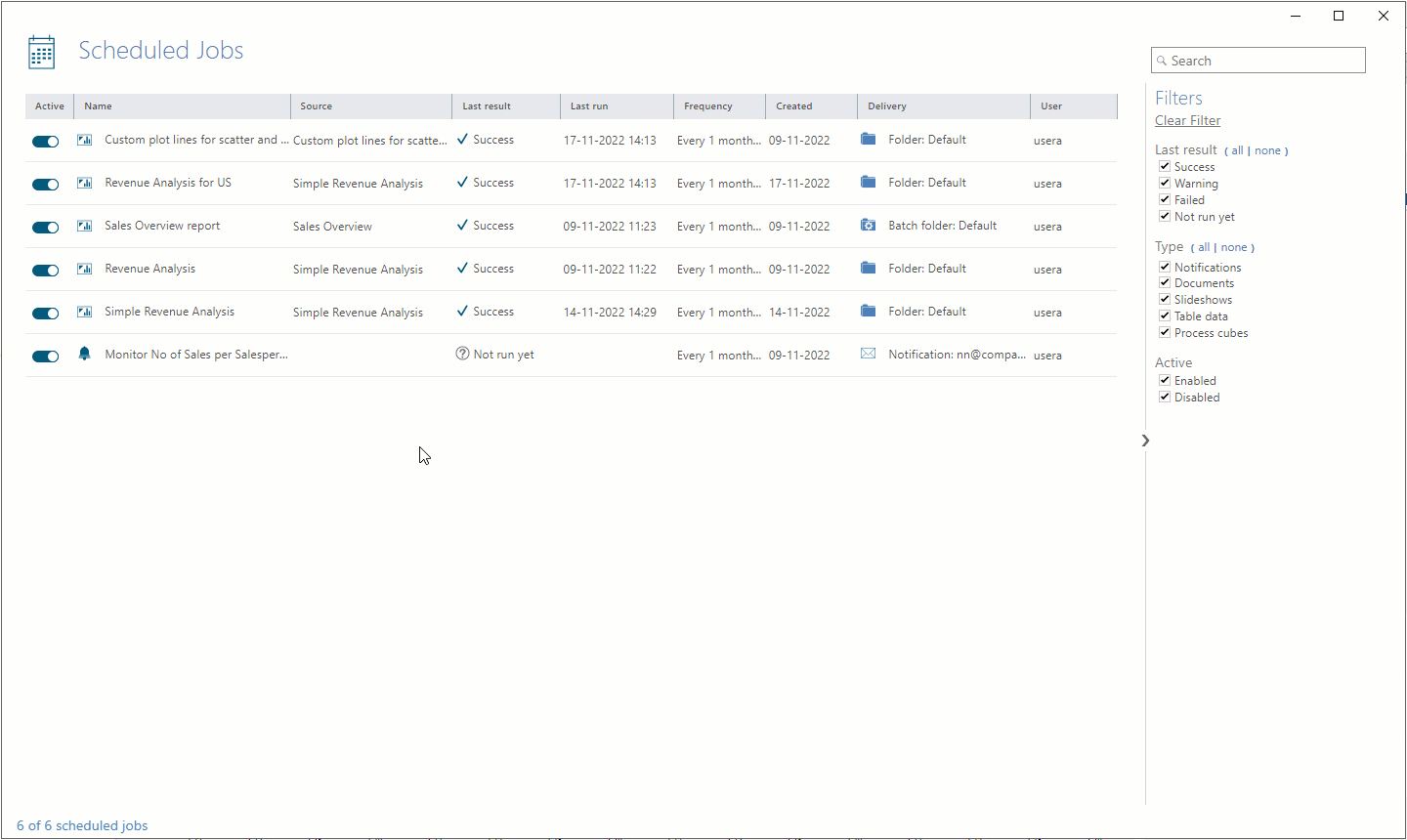 Duplicate Scheduled job
