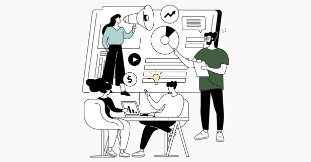Learning-illustration-four-people-TARGIT