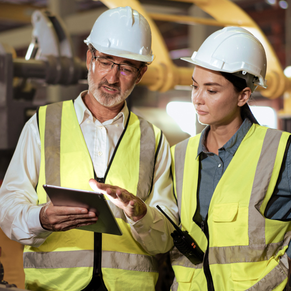 600x600 - Factory manager and technician using ERP data to optimize factory-1