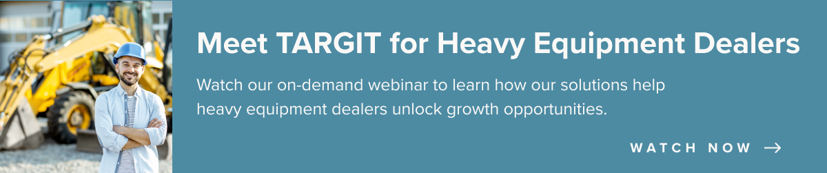 Meet TARGIT for Heavy Equipment Dealers