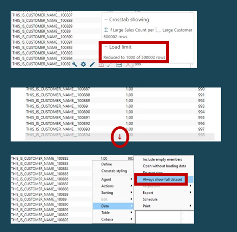 Crosstab Optimization