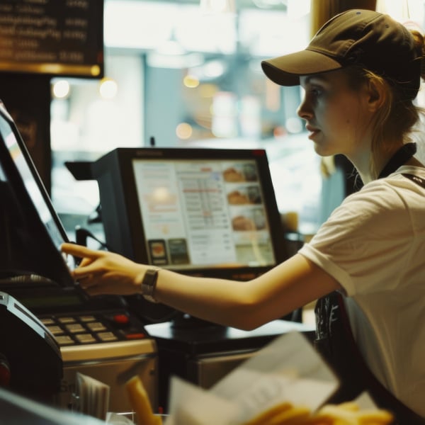 Square 600x600 - woman at cash register in c-store