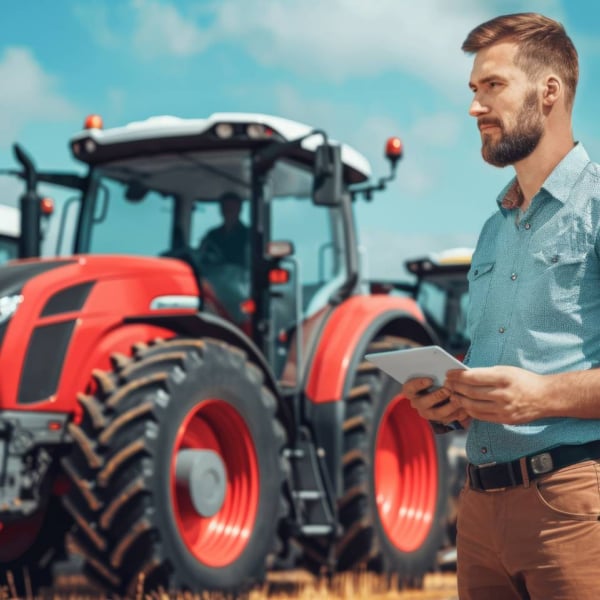 Square_A man in outdoor setting on a farm