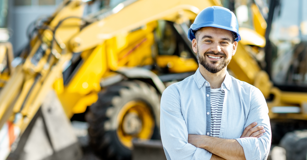 Heavy-Equipment-Man-In-Front-of-Machine