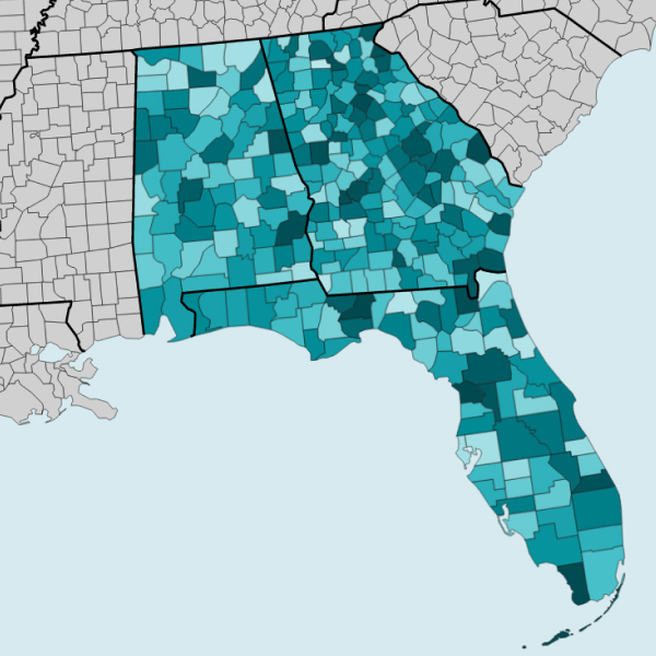 Square-TDW  - creating heatmaps with market share data