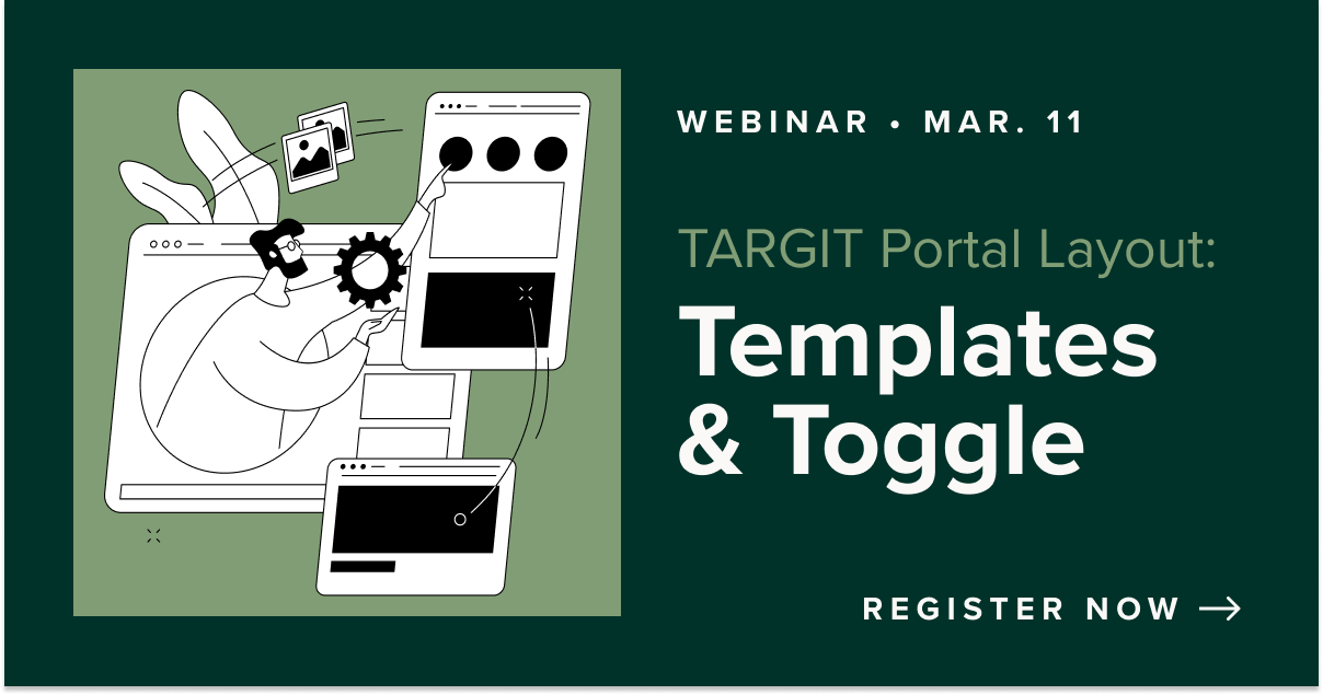 TARGIT Webinar: TARGIT Portal Layout: Templates and Toggle